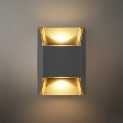 Nuvlight Industrial Geometric Outdoor Wall Lamp