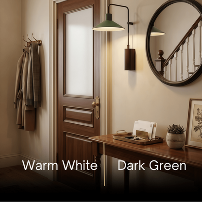 Irondale Industrial Metal Outdoor Wall Lamp - Dark Coffee Wide Cone
