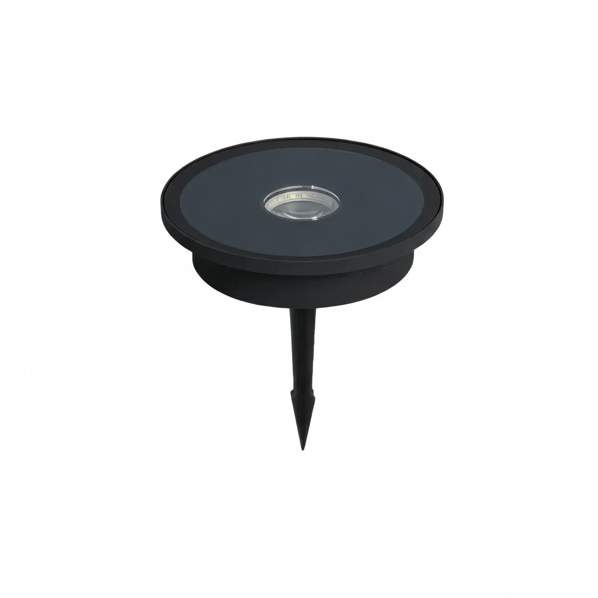 Irondale Industrial Outdoor Deck Step Lights - Black Round Metal Design for Garden
