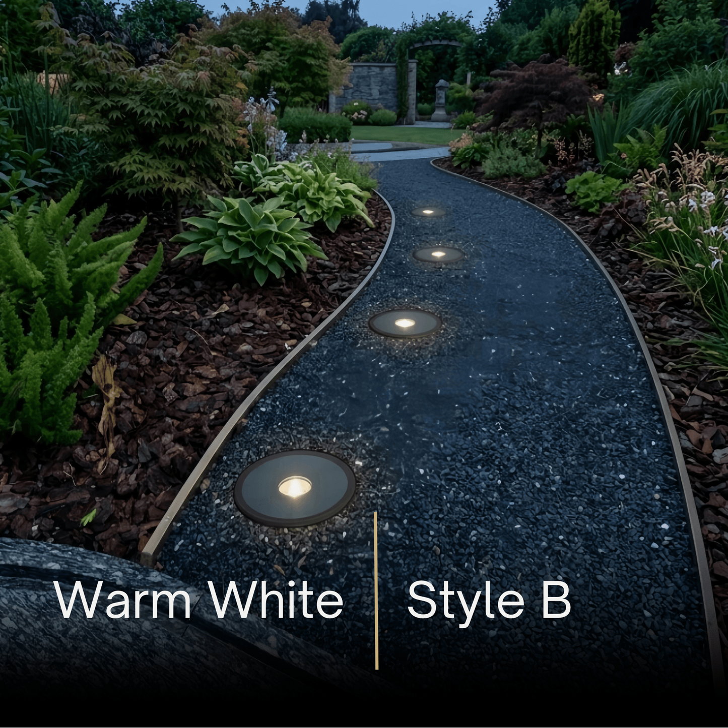 Irondale Industrial Outdoor Deck Step Lights - Black Round Metal Design for Garden