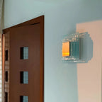 Murano Water Ripple Wall Sconce - Hand-Blown Italian Glass Art Lamp for Luxury Interiors