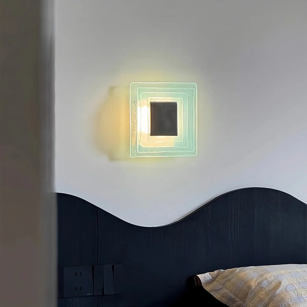 Murano Water Ripple Wall Sconce - Hand-Blown Italian Glass Art Lamp for Luxury Interiors