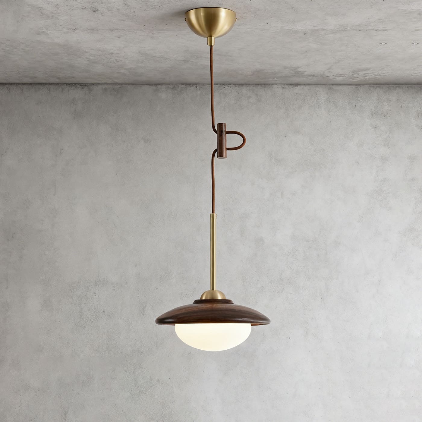 Nuvlight Vorani Pendant Lamp – Nordic Frosted Glass Bedside Light