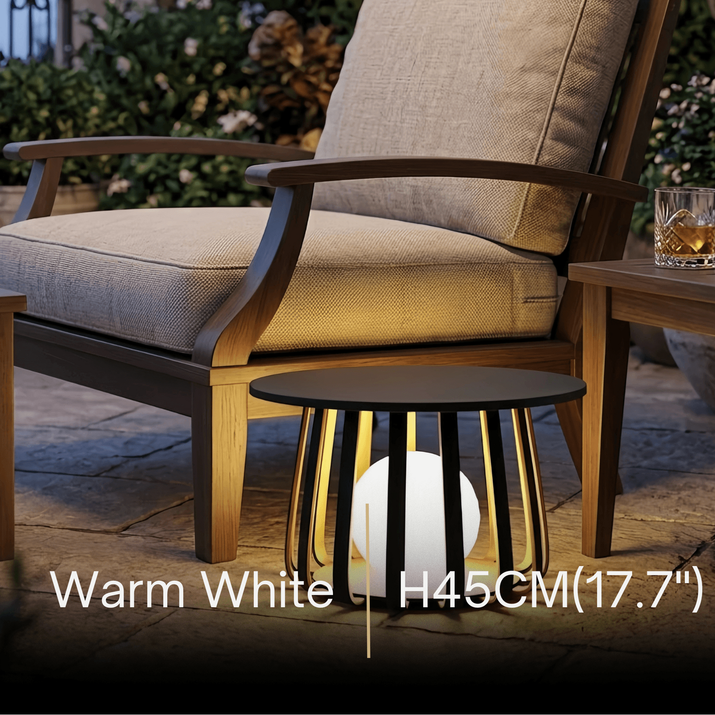 Irondale Modern Metal Solar Outdoor Floor Lamp - Weatherproof Black for Patio/Garden