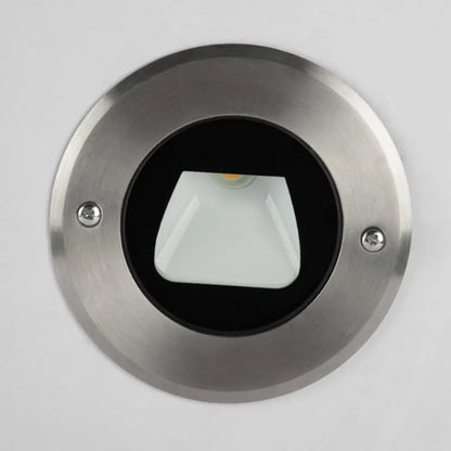 Irondale Minimalist Outdoor Deck Lights - Black Metal & Glass Cylindrical for Stairs