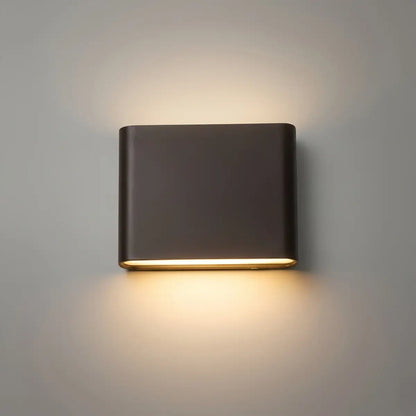 Nuvlight Minimalist Rectangular Outdoor Wall Lamp