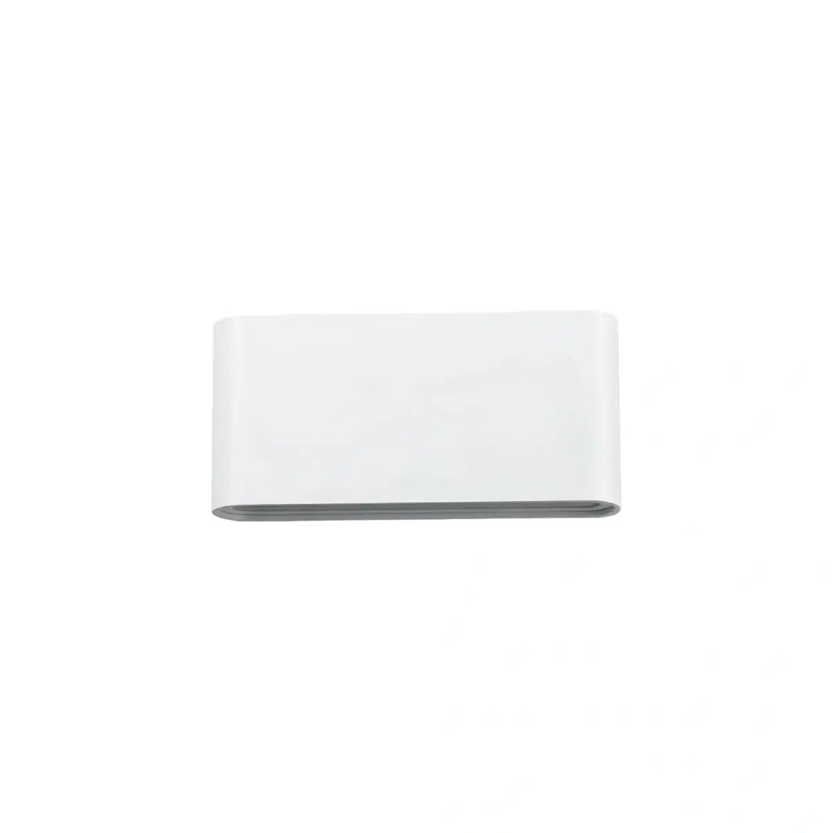 Irondale Minimalist Rectangular Outdoor Wall Lamp - Black Metal for Patio