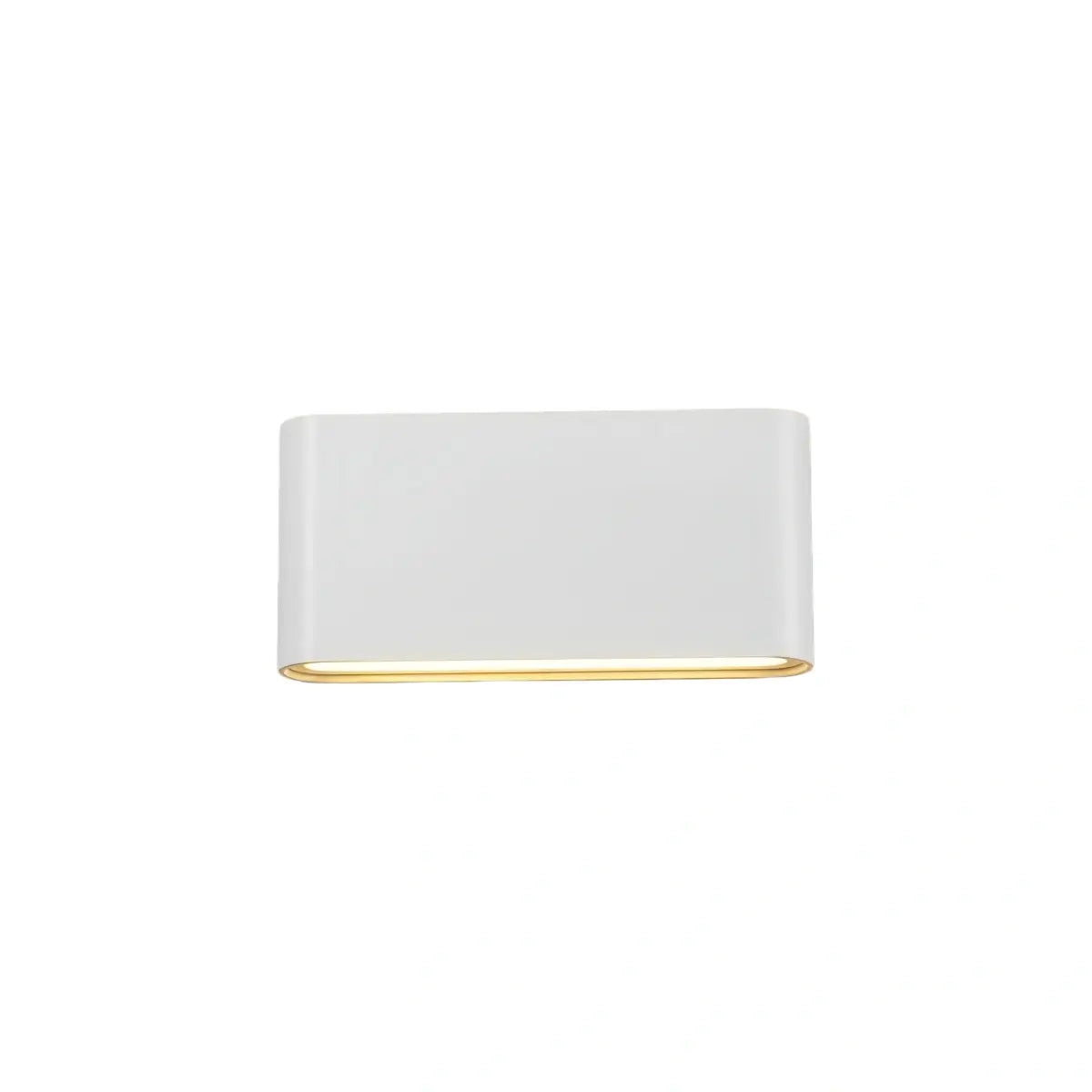Irondale Minimalist Rectangular Outdoor Wall Lamp - Black Metal for Patio