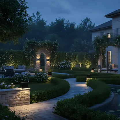 Minimalist Stainless Steel Outdoor Wall Sconce – Modern Exterior Light with Solar or Wired Power
