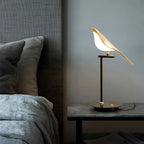 Modern Gold Bird Chandelier - Artistic Flying Swallows LED Pendant for High Ceiling & Living Room
