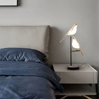 Modern Gold Bird Chandelier - Artistic Flying Swallows LED Pendant for High Ceiling & Living Room