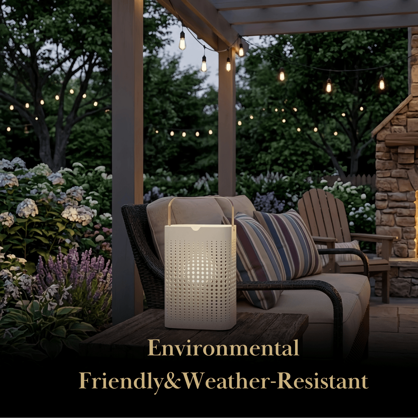 Arcato Modern Cylindrical Outdoor Floor Lamp - White Metal for Yard
