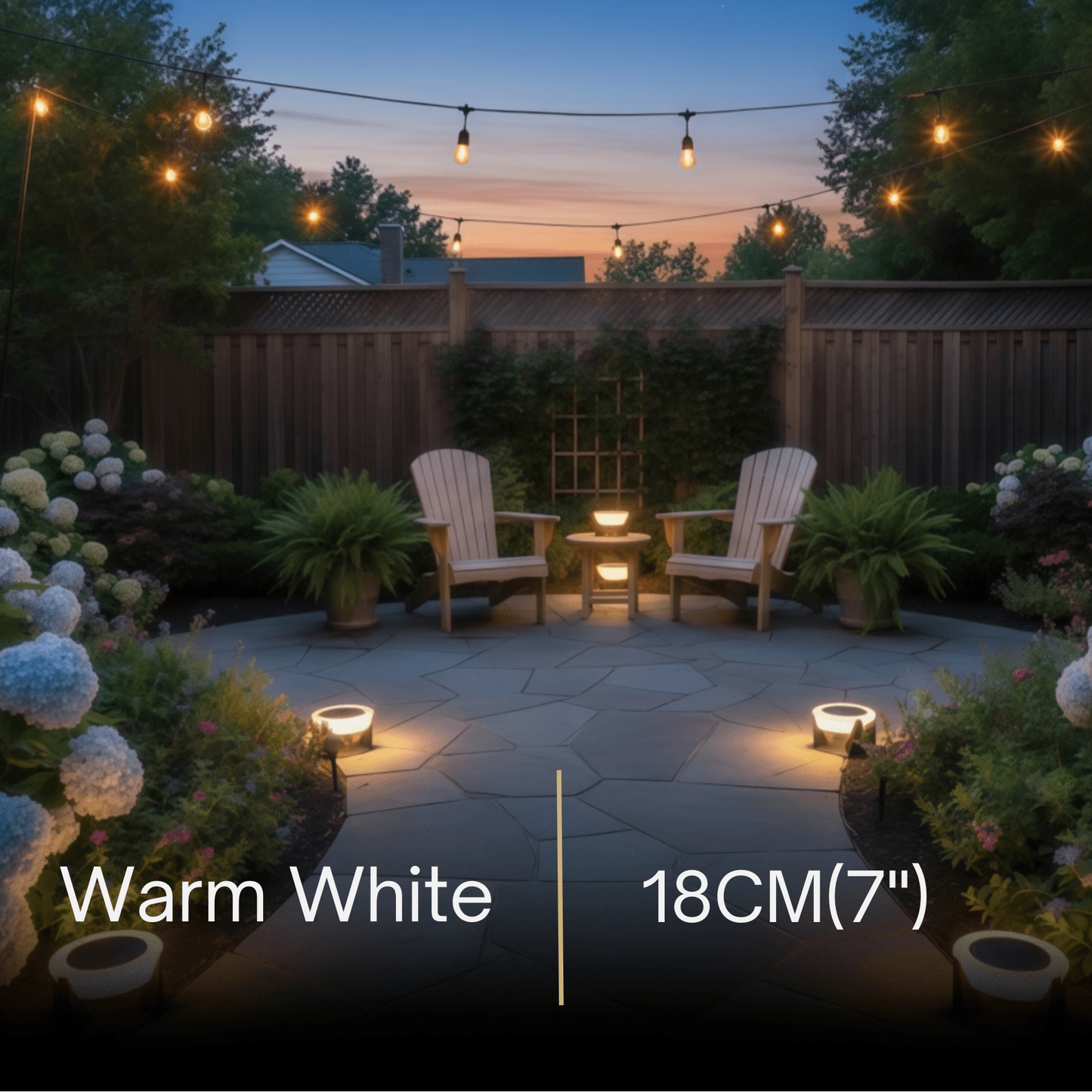 Stellar Modern Drum-Shaped Outdoor Lamp – Black Metal & Acrylic Light for Garden