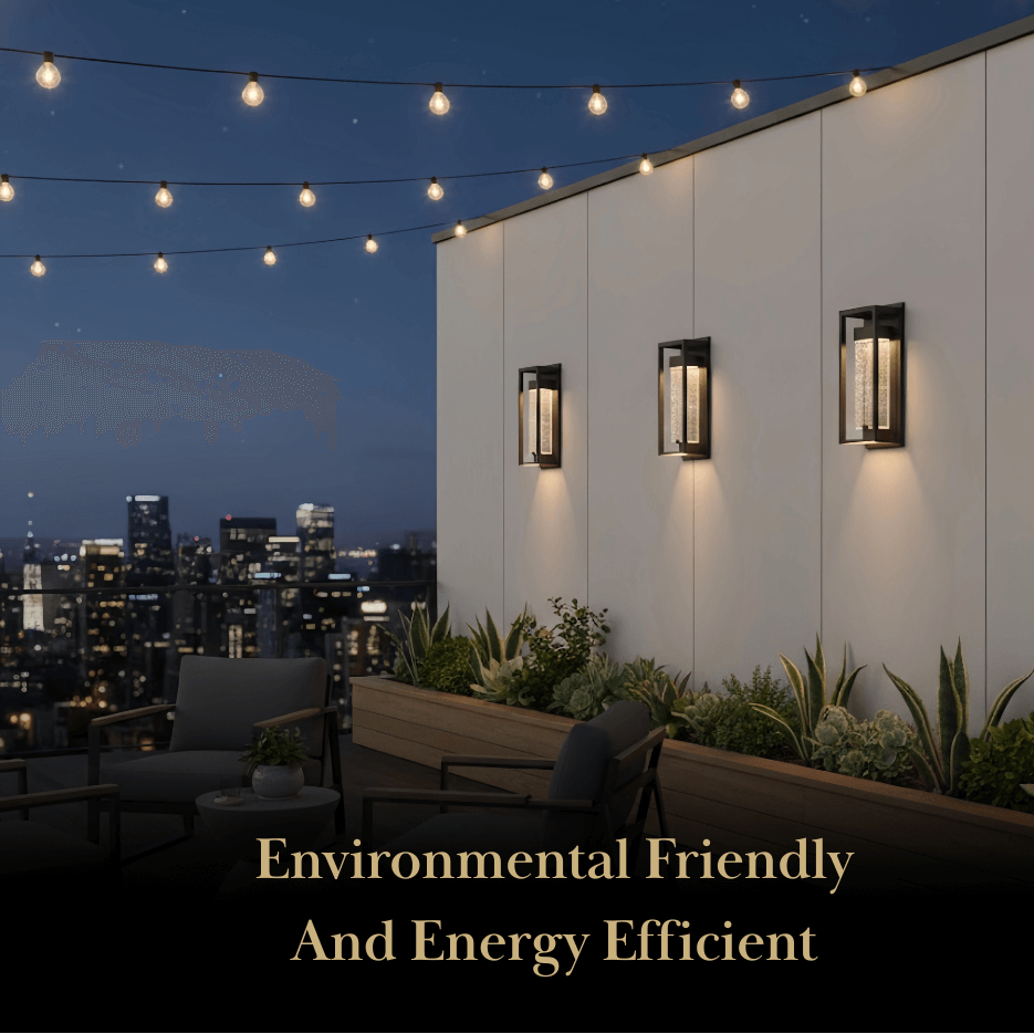 Arcato Modern Outdoor Wall Sconce, Black Stainless Steel Open Frame Light for Patio/Entryway