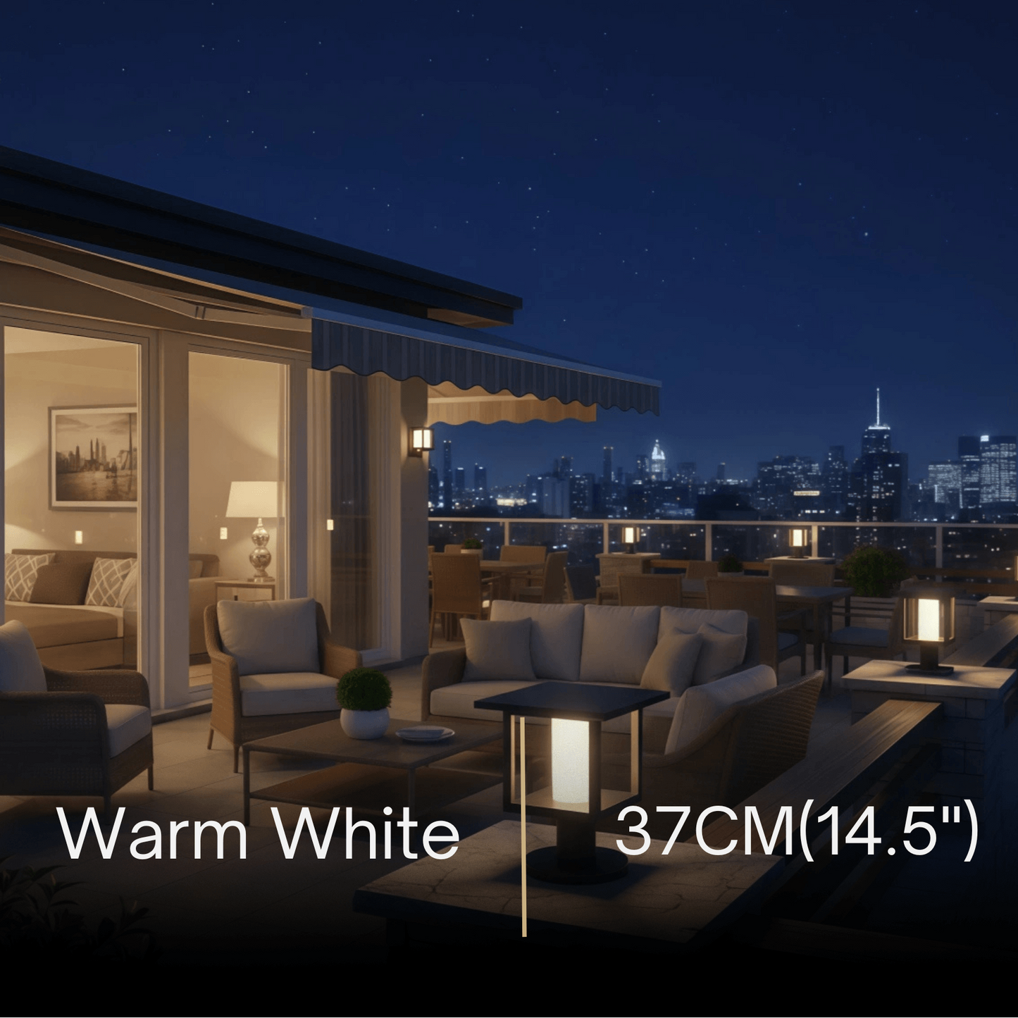 Arcato Modern Solar Pathway Lights  - Black Metal Lantern Design for Outdoor