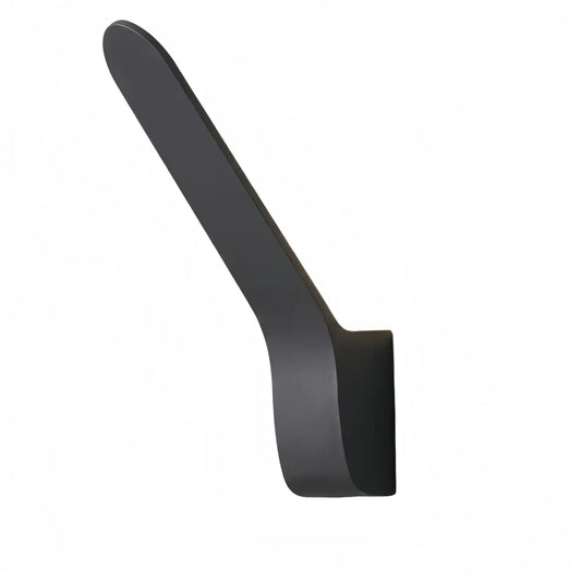 Nuvlight Modern Tilted Linear Outdoor Wall Lamp – Black Metal Light for Exterior Walls