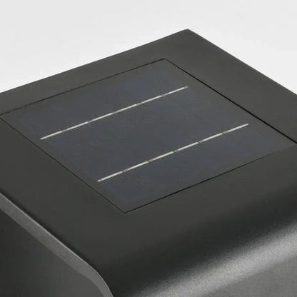 Irondale Modern Solar-Powered Outdoor Path Light -- Candle-Style for Garden