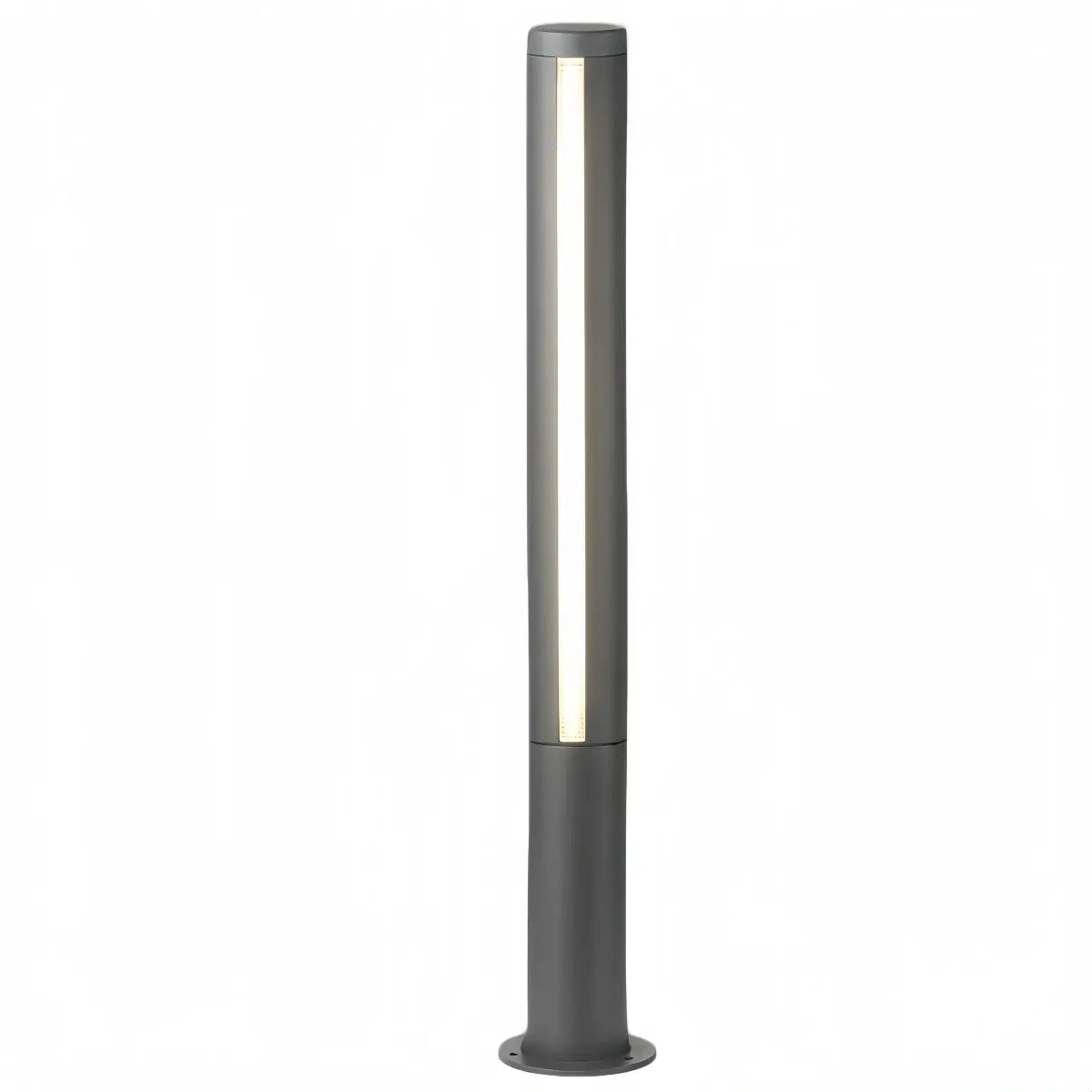 Nuvlight - Black Metal Cylindrical Design for Courtyard
