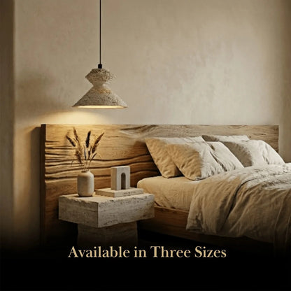 Strata Minimalist Travertine Pendant Light