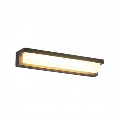 Nuvlight - Black Metal & Acrylic Rectangular Design for Garden