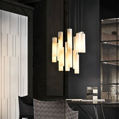 Entokei Alabaster Chandelier Light