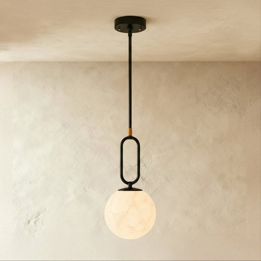 Nuvlight Gong Alabaster Pendant Light