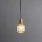 Nyx Modern Glass Pendant Light - Hand-Blown Hanging Lamp for Kitchen Island & Bar