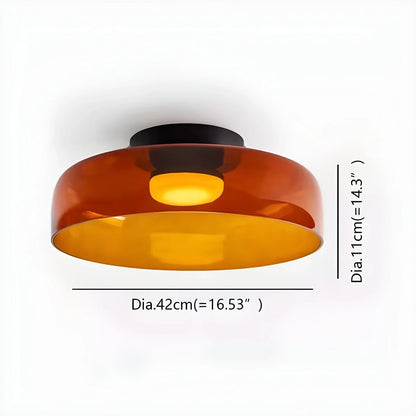 Nuvlight Colored Glass Ceiling Light
