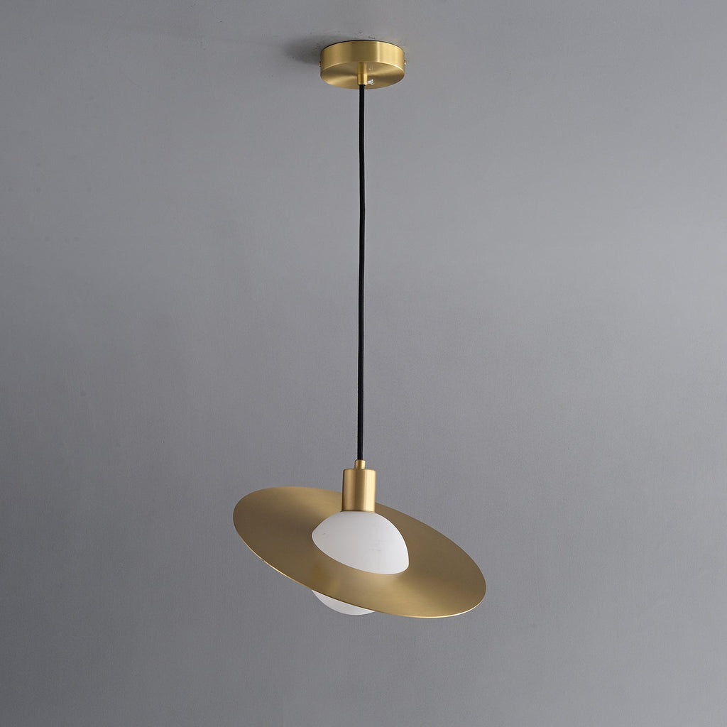 Orionis Modern Geometric Pendant Light - Artistic Minimalist Chandelier for Living Room & Foyer