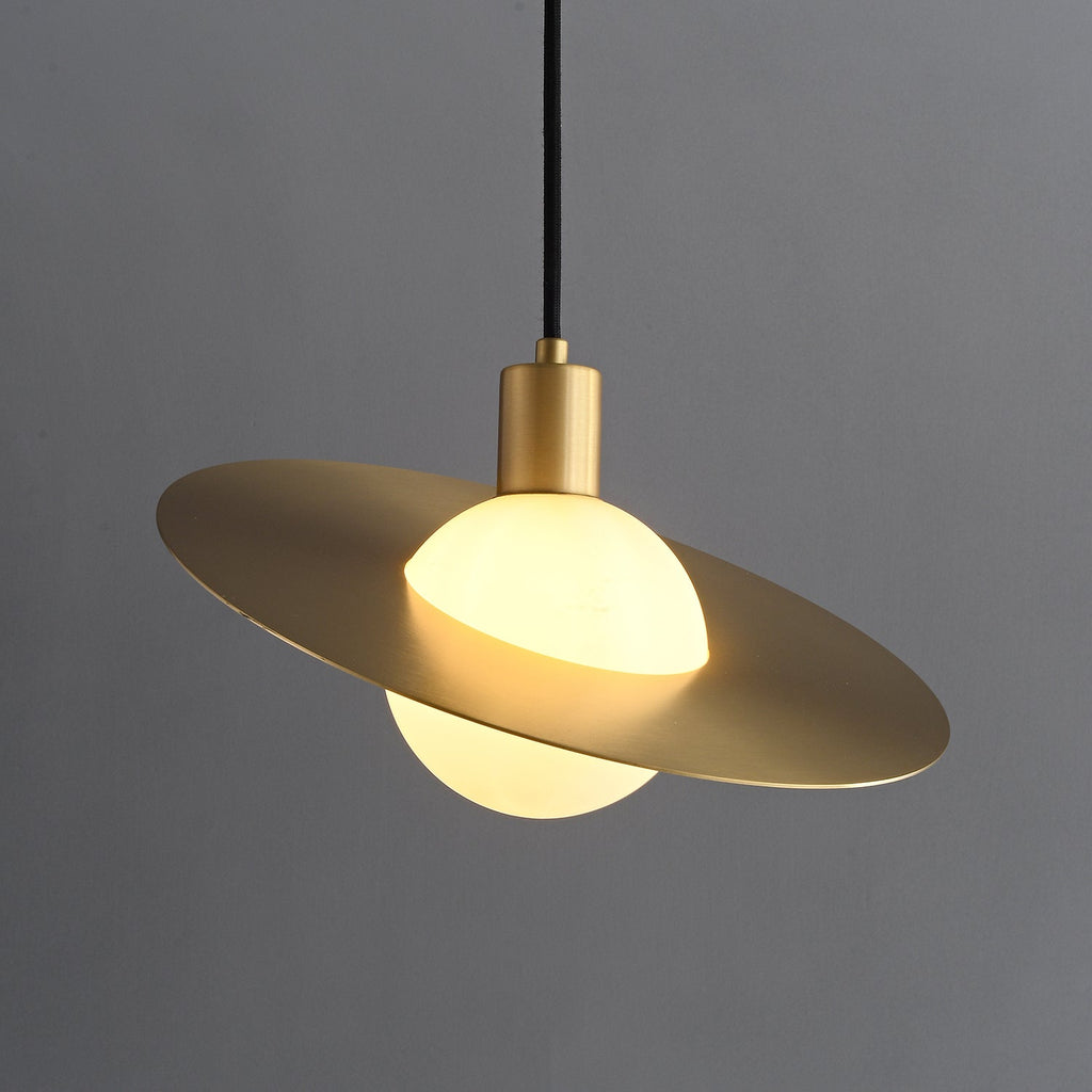 Orionis Modern Geometric Pendant Light - Artistic Minimalist Chandelier for Living Room & Foyer