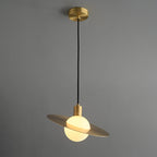Orionis Modern Geometric Pendant Light - Artistic Minimalist Chandelier for Living Room & Foyer