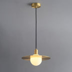 Orionis Modern Geometric Pendant Light - Artistic Minimalist Chandelier for Living Room & Foyer