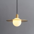 Orionis Modern Geometric Pendant Light - Artistic Minimalist Chandelier for Living Room & Foyer
