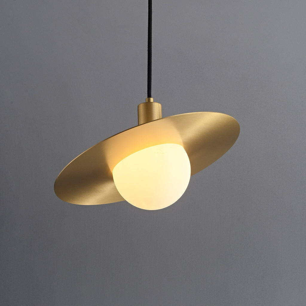 Orionis Modern Geometric Pendant Light - Artistic Minimalist Chandelier for Living Room & Foyer