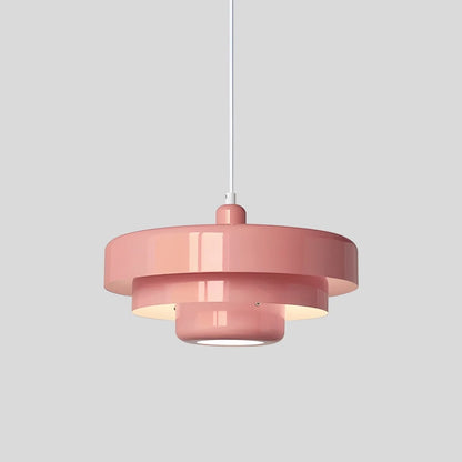 Modern LED Dining Room Pendant Light Pink