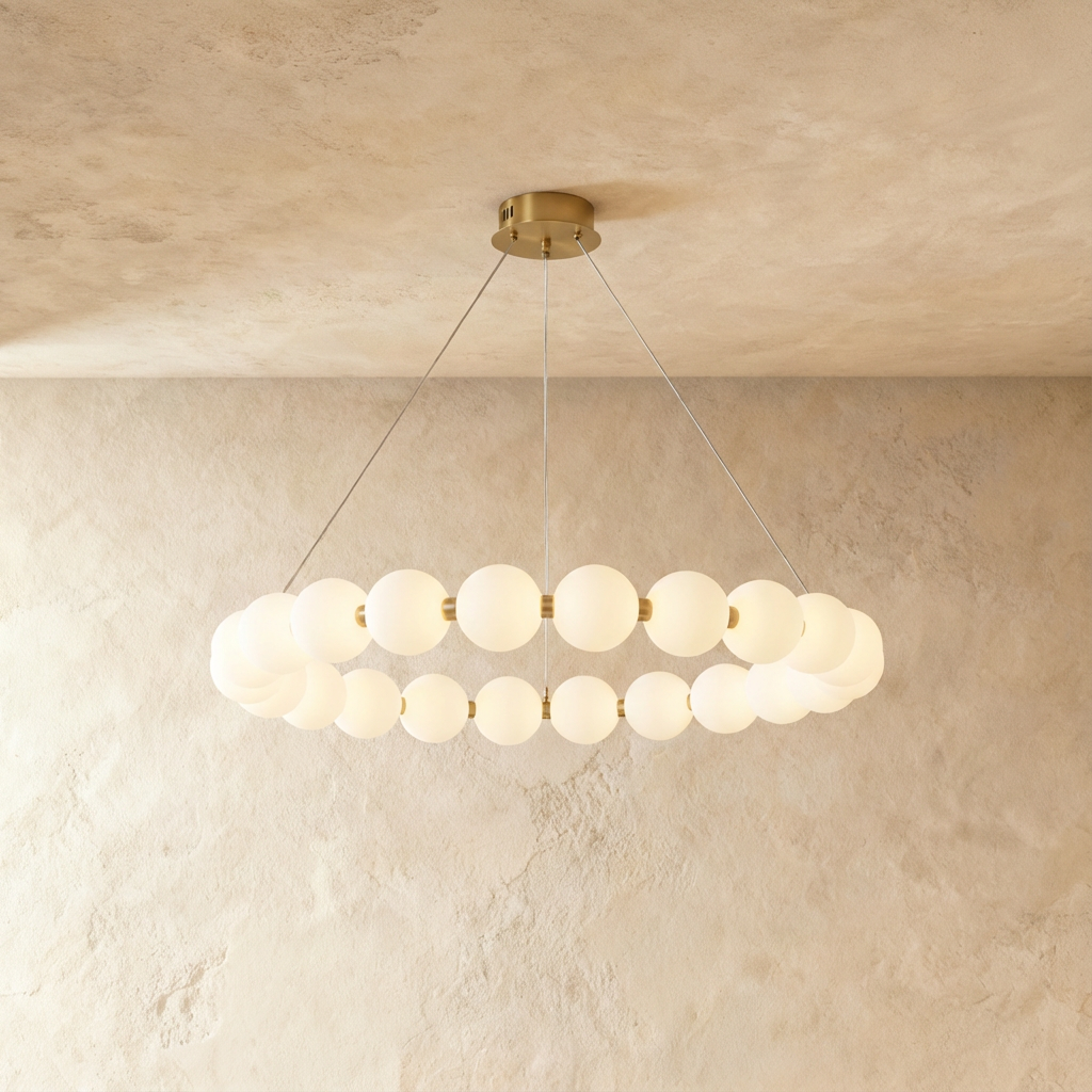 nuvlight Agnes Minimalist High-CRI Geometric Chandelier