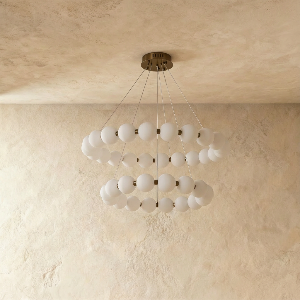 nuvlight Agnes Minimalist High-CRI Geometric Chandelier
