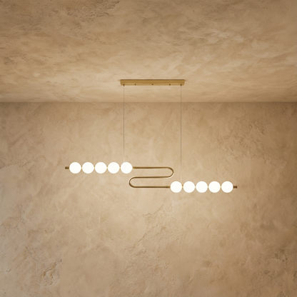 nuvlight Agnes Minimalist High-CRI Geometric Chandelier