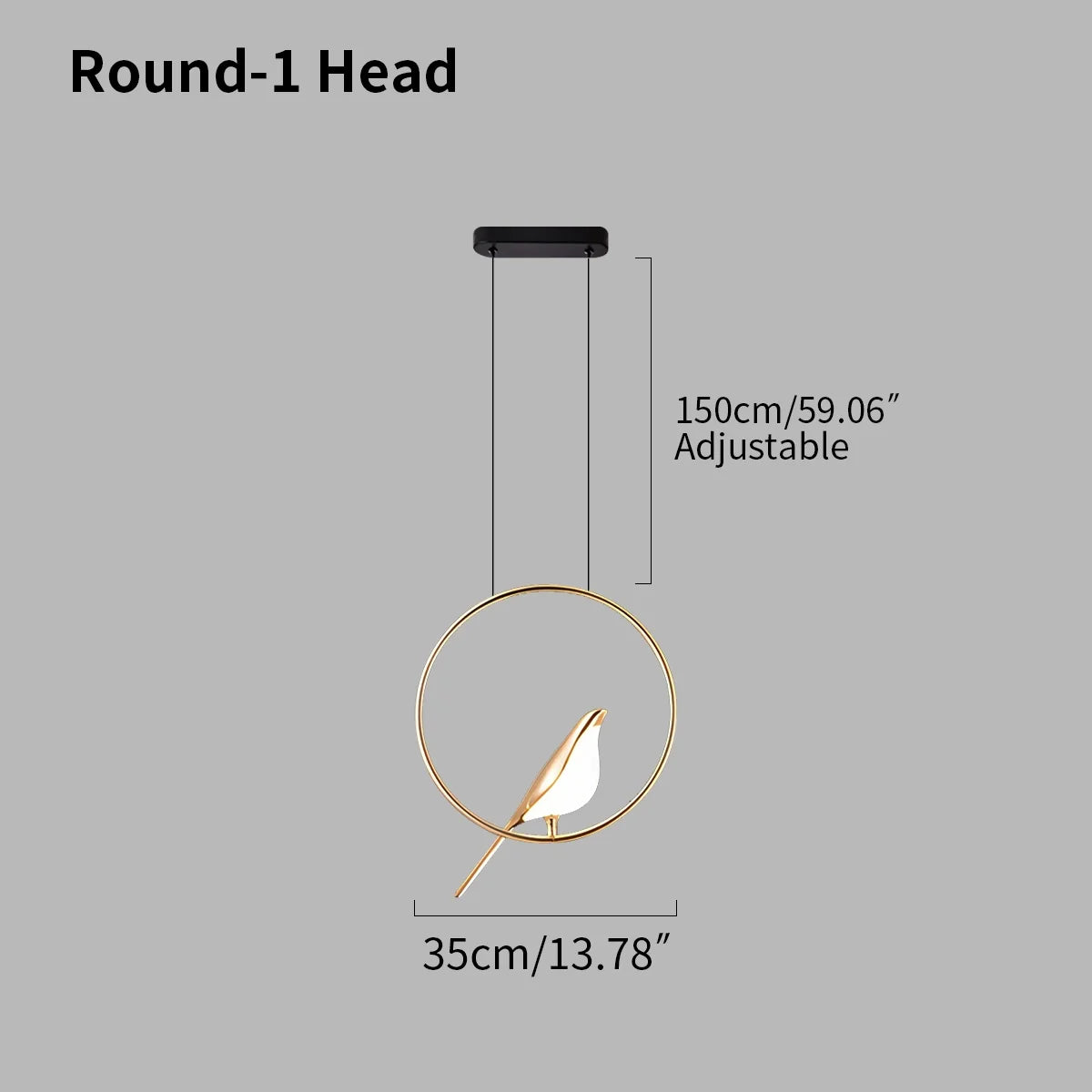 Modern Gold Bird Chandelier - Artistic Flying Swallows LED Pendant for High Ceiling & Living Room