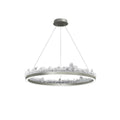 Nuvlight Modern Light Luxury Iceberg Chandelier Silvery Stepless Dimming