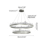 Modern Iceberg Chandelier - Luxury Hand-Poured Textured Glass Pendant for Dining & Living Room