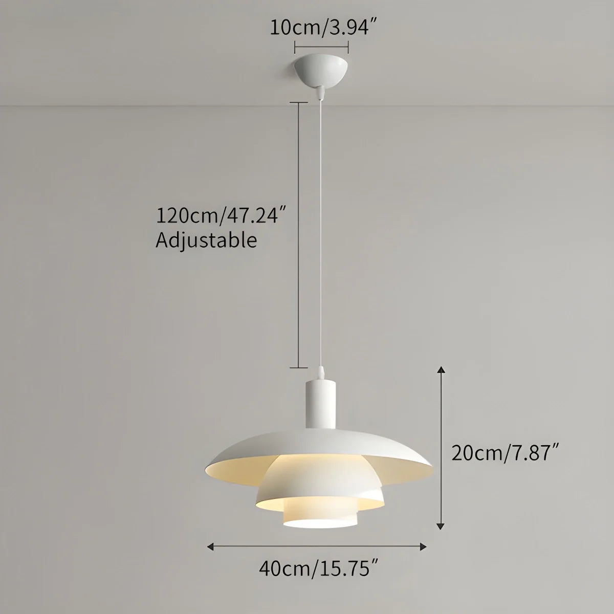 Nordic UFO Restaurant Pendant Light for Kitchen Island