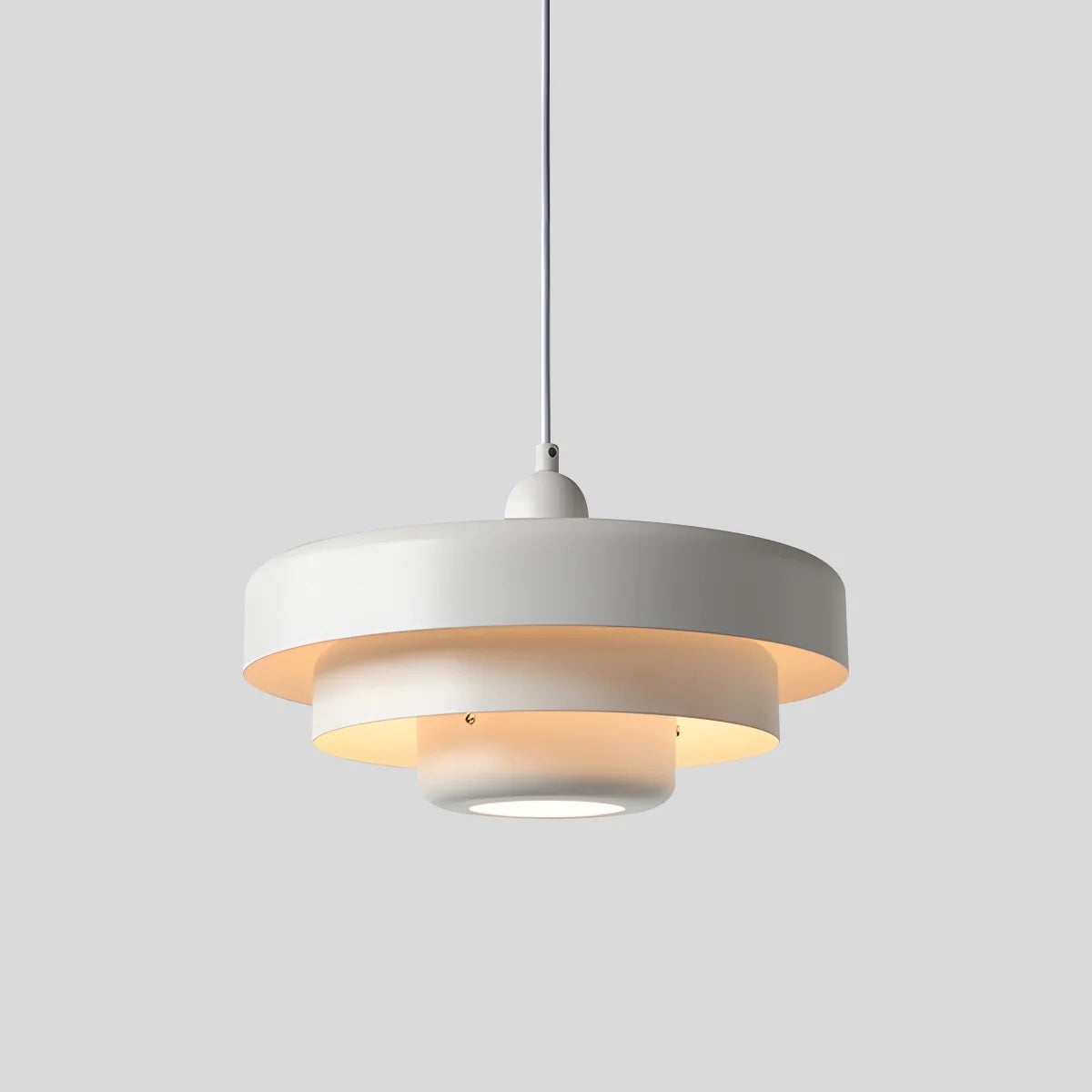 Modern LED Dining Room Pendant Light White
