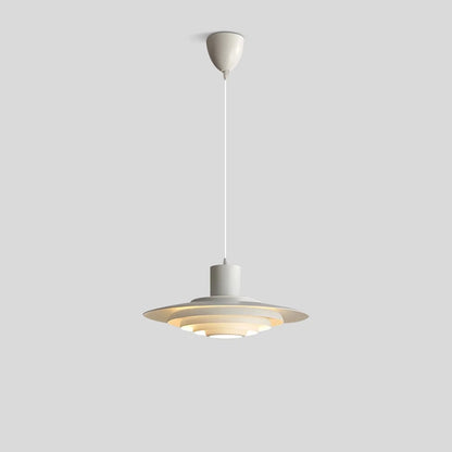  Nordic Cream Style UFO Pendant Lamp White