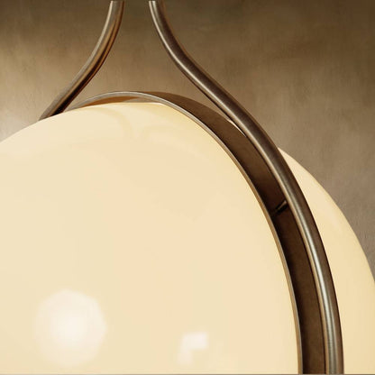 nuvlight Zuru Modernist Floor-to-Ceiling Stacked-Orb Statement Lamp