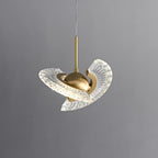 Zyra Modern Minimalist Pendant Light - Glass Hanging Lamp for Kitchen Island & Dining Room