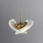 Zyra Modern Minimalist Pendant Light - Glass Hanging Lamp for Kitchen Island & Dining Room
