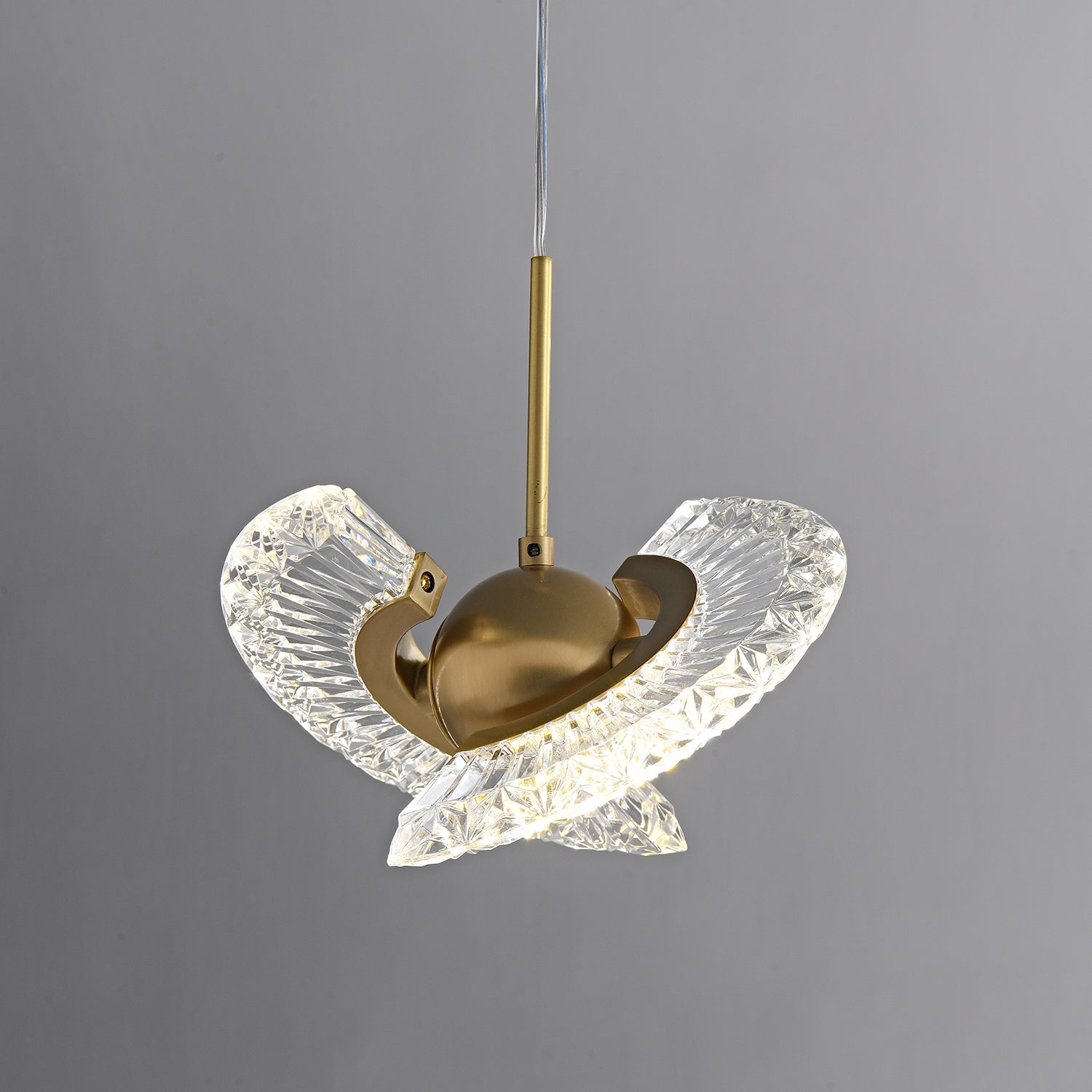 Zyra Modern Minimalist Pendant Light - Glass Hanging Lamp for Kitchen Island & Dining Room