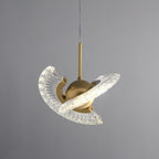 Zyra Modern Minimalist Pendant Light - Glass Hanging Lamp for Kitchen Island & Dining Room