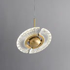 Zyra Modern Minimalist Pendant Light - Glass Hanging Lamp for Kitchen Island & Dining Room